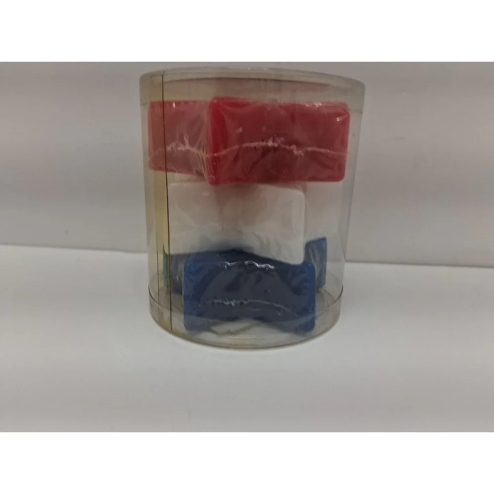 Red White Blue Star Candle Vintage